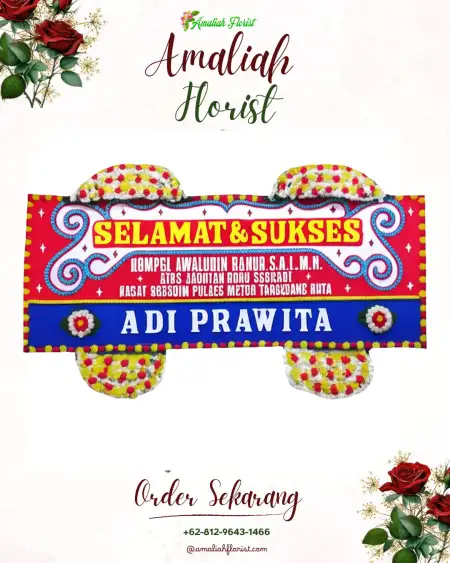 Papan Bunga Ucapan Selamat Cendoro